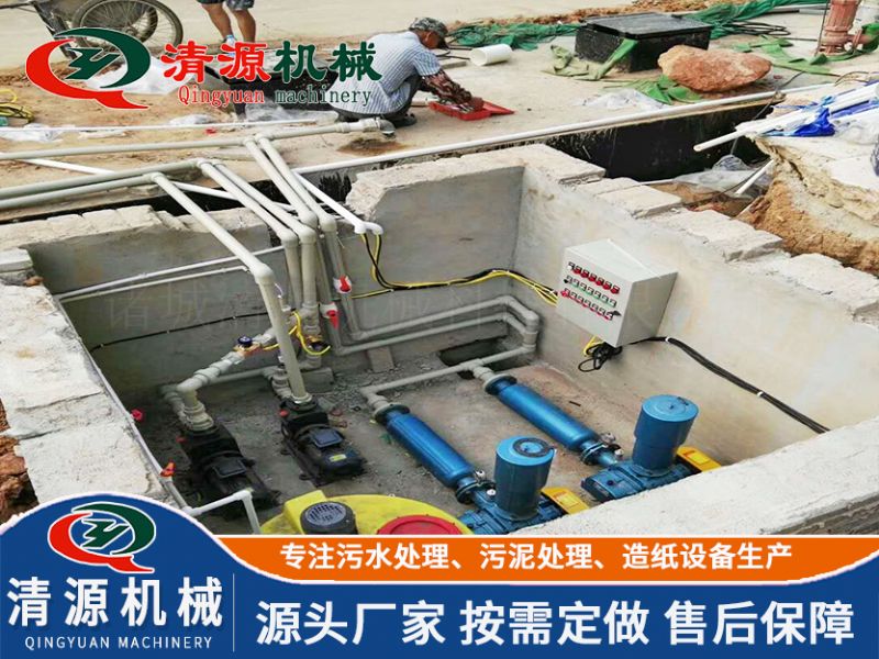 四川成都小区污水处理设备项目
